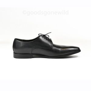 hugo boss plain toe leather derby